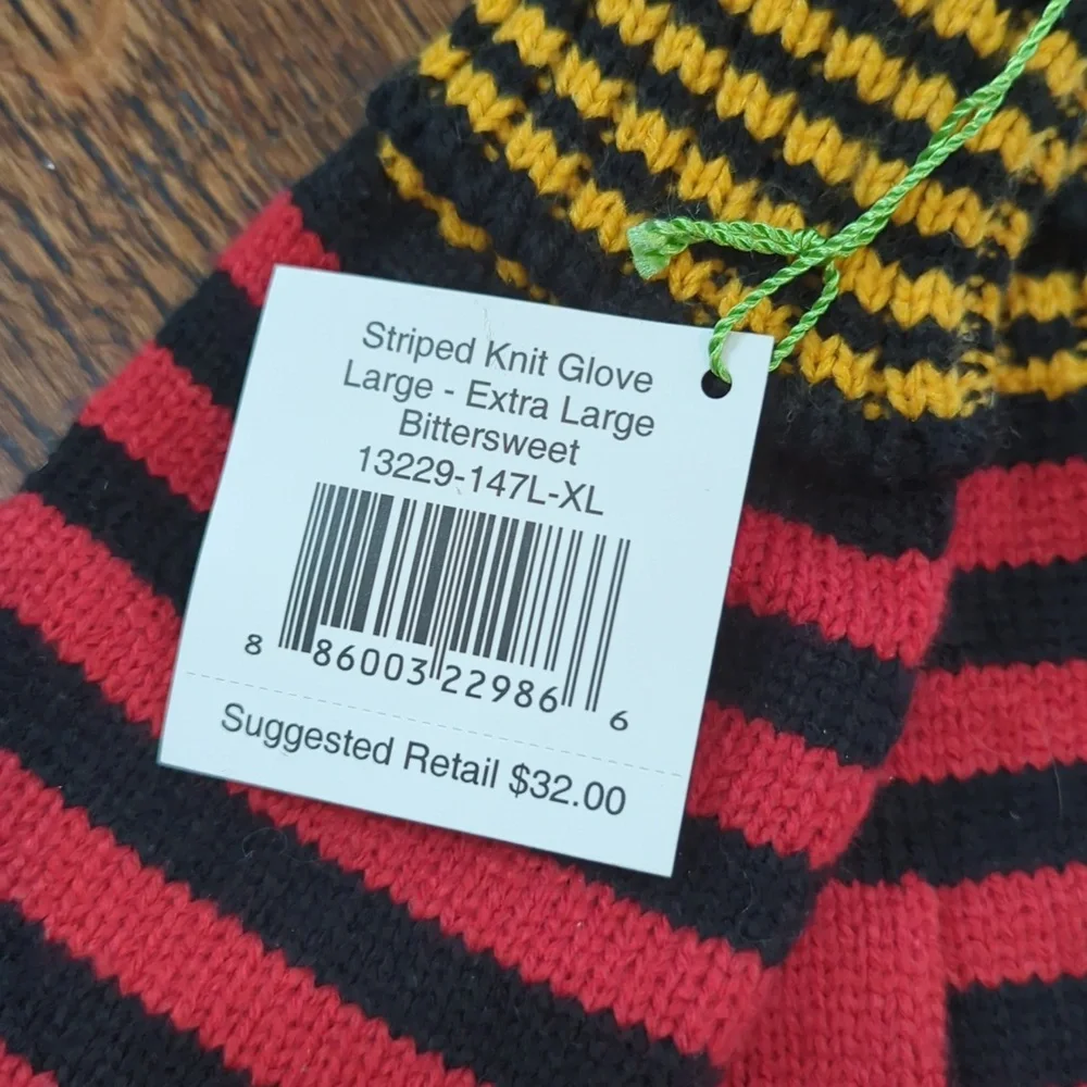 Vera Bradley Striped Knit Gloves NWT